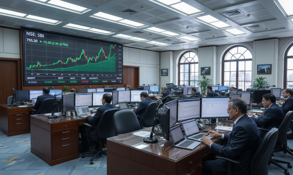 India’s SBI Shares Rise to Record High After Beating Quarterly Profit Estimates and Raising Loan Growth Outlook