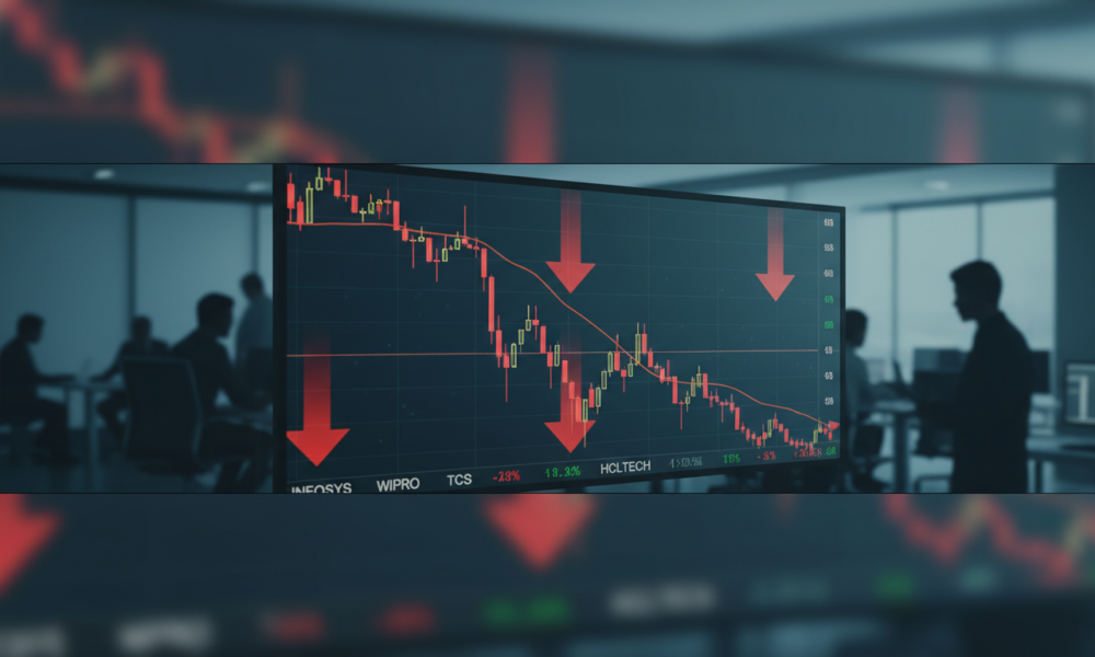 Indian IT Stocks Under Pressure as Infosys and Wipro ADRs Extend Decline, Slide More Than 3 Percent