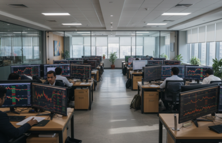 Markets pare early losses as Sensex, Nifty stabilise despite sharp IT selloff