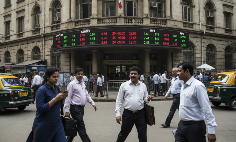 Sensex and Nifty bounce back after early slide even as IT shares lag