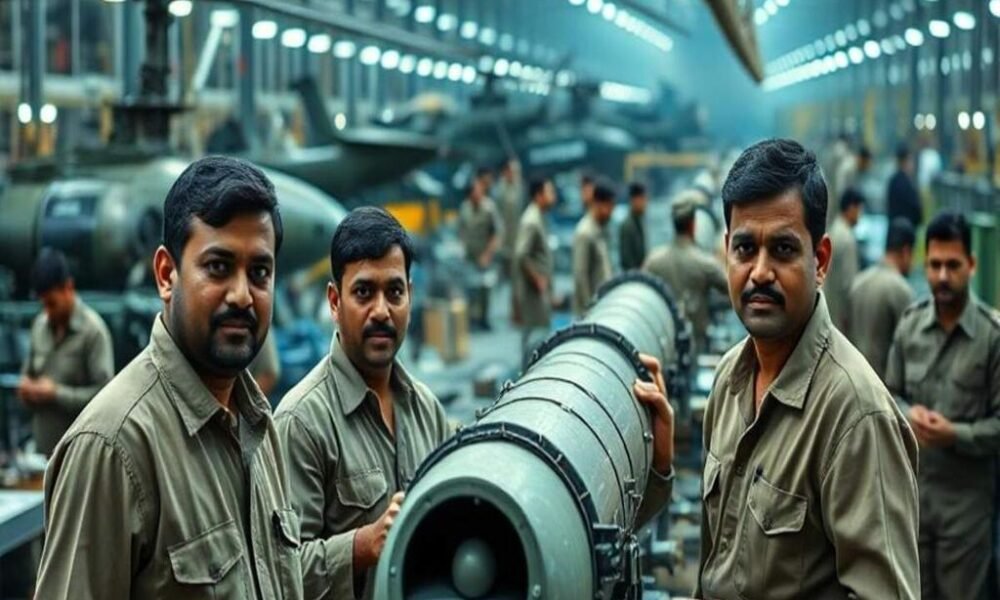 Defence manufacturing and stock market activity in India