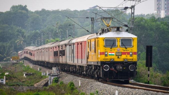 Modern railway infrastructure and station redevelopment projects in India.