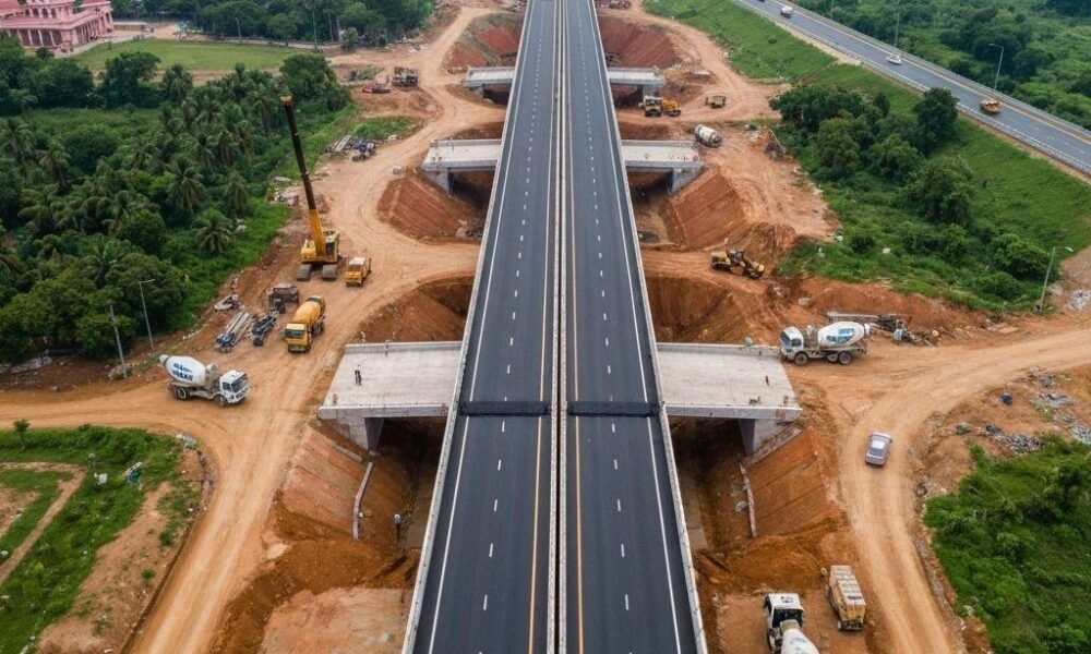 Infrastructure development supported by banking and project finance.