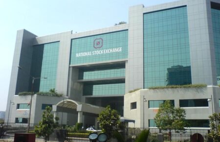 The National Stock Exchange building in Mumbai ahead of its planned IPO.