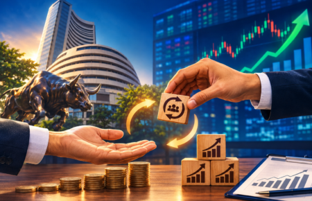 Stock market trading screen representing SEBI's new open-market share buyback rules in India