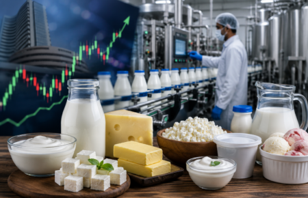 Milky Mist has made a strong debut on India's stock market.