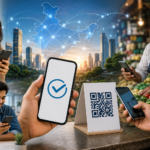 UPI digital payment being made using a smartphone in India