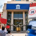 Bank branch in India during September 2026 bank strike