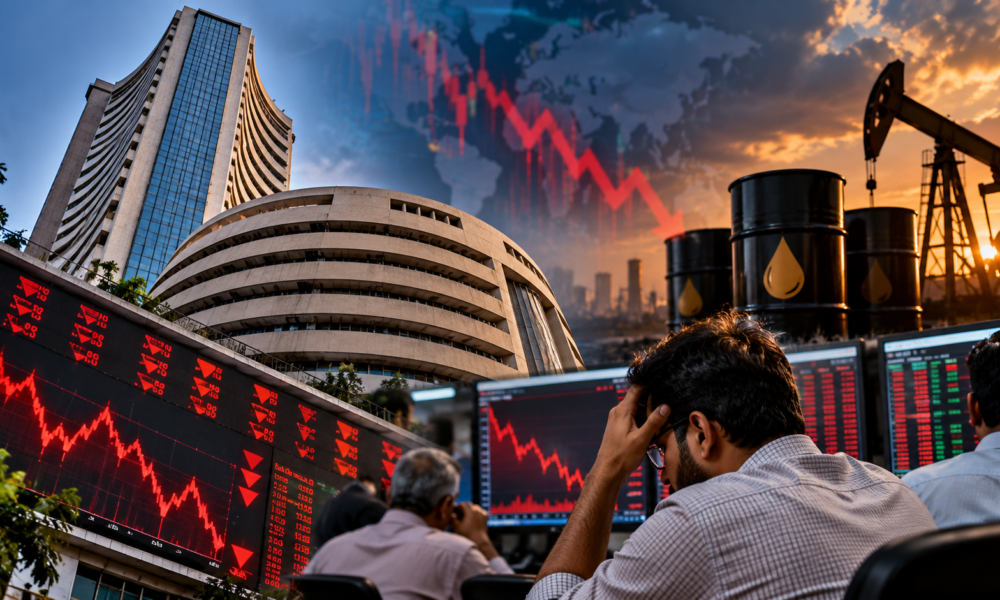 Sensex Nifty Indian stock market decline