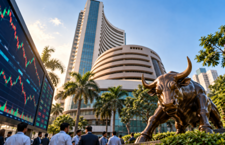 BSE stock exchange building representing its entry into the Nifty 50 index