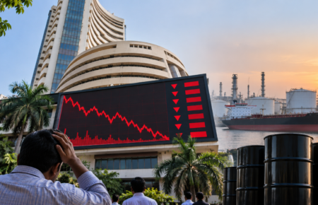 Indian stock market under pressure from rising crude oil prices