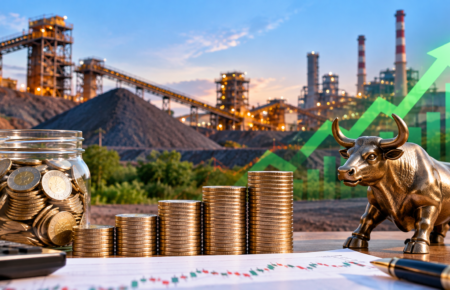 Industrial metals facility representing India's mining and resources sectorq