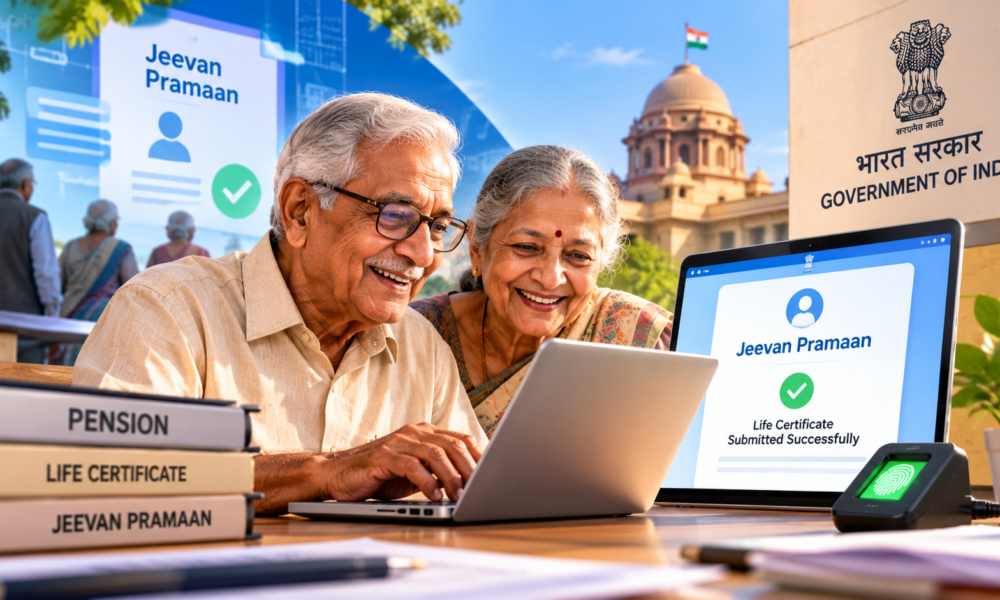 Jeevan Pramaan 2026: Digital Life Certificate Submission Begins for Pensioners Below 80 from November 1